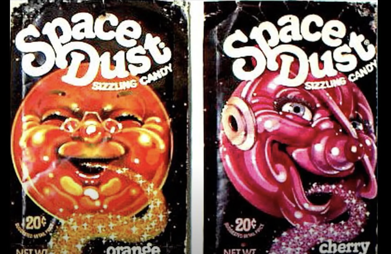 pop rocks old - 20 ace Dust Sizzling Candy ace ust Sizzling Candy 20 Nist Wt orange Net Wt cherry